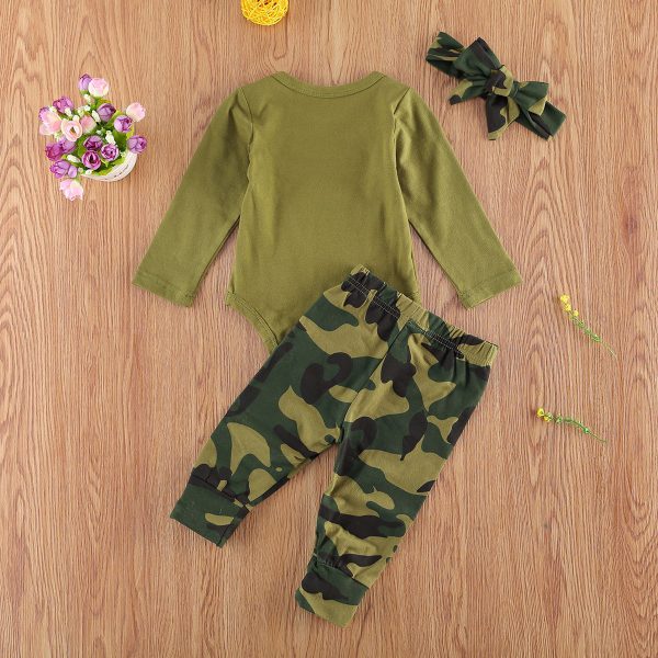 New Products Set Letter Camouflage Printed Children Set - Image 4