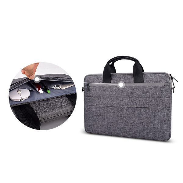 Portable Laptop Suitable Briefcase Shoulder Bag - Image 3