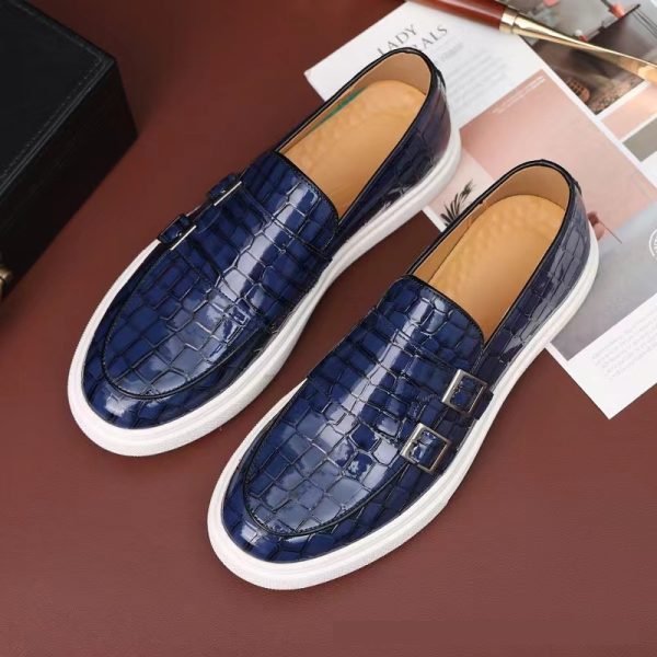 Autumn And Winter Men's Leather Shoes Fashionable Young And Middle-aged Soft Bottom Non-slip - Image 2