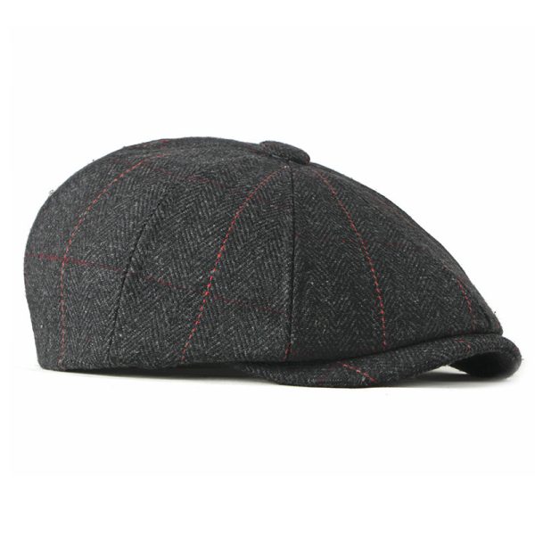 Ladies New Octagonal Casual Painter Hat - Image 2