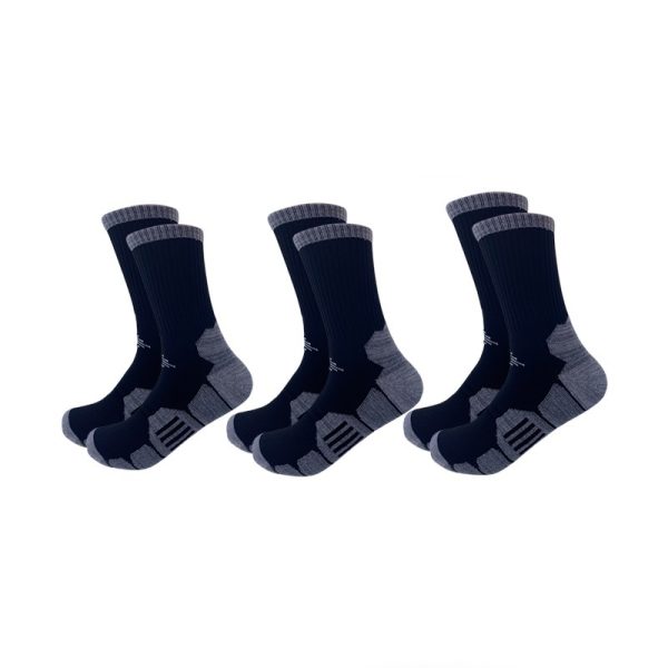 Six Pairs Of Unisex Basketball Mid-calf Socks. They Are Durable, Breathable And Comfortable, Suitable For Every Game, With Terry Cloth Soles For Shock Absorption.