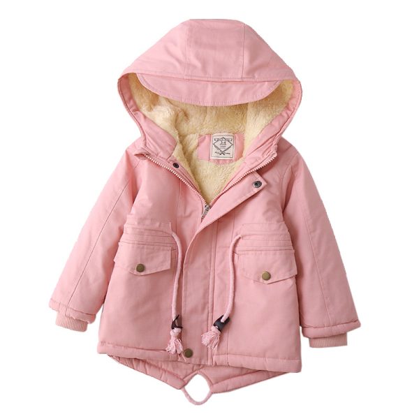 LM 6035 Europe And American Wind Boy's Coat And Cashmere Boy's Windcoat For Autumn And Winter Children's Clothes - Image 10