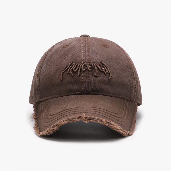 Letter Three-dimensional Embroidery Soft Top Burr Men's Baseball Cap - Image 10