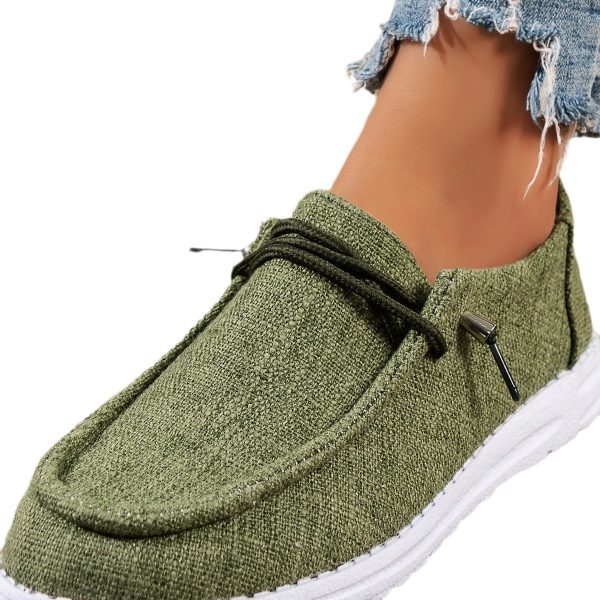 Large Size Canvas Shoes Women's European And American Style Light Buckle - Image 5