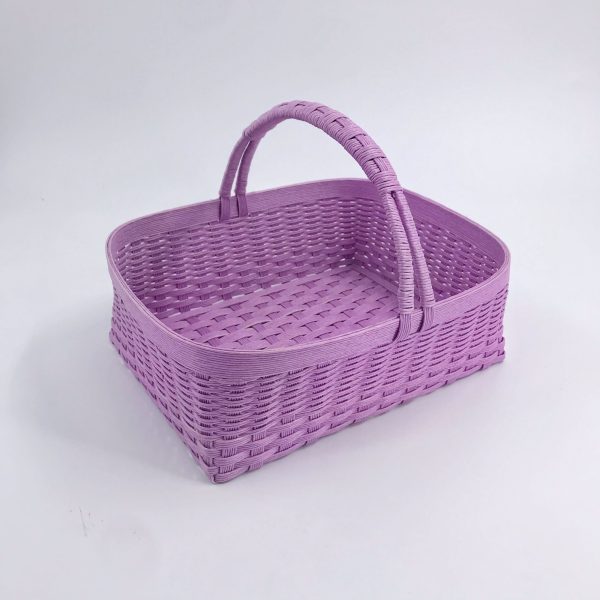 Single Handle Square Woven Basket Material Package - Image 3