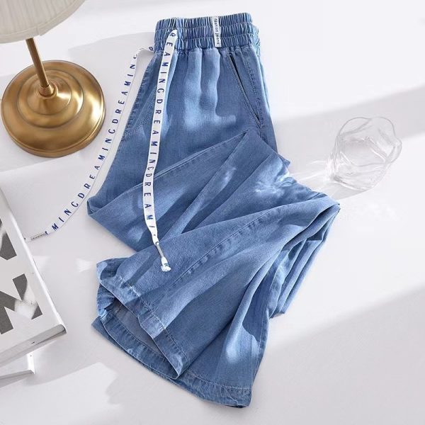 Jeans Women's Summer Thin High Waist Drooping - Image 2