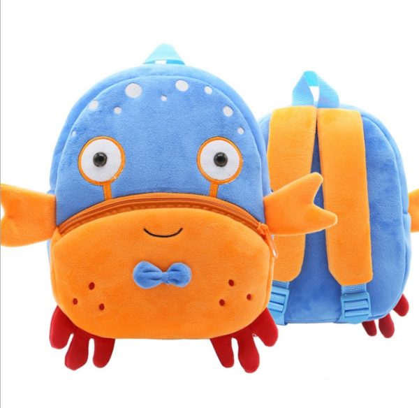 Cute Plush Backpacks Kindergarten Cartoon School Bags Children Animal Toys Bag - Image 4