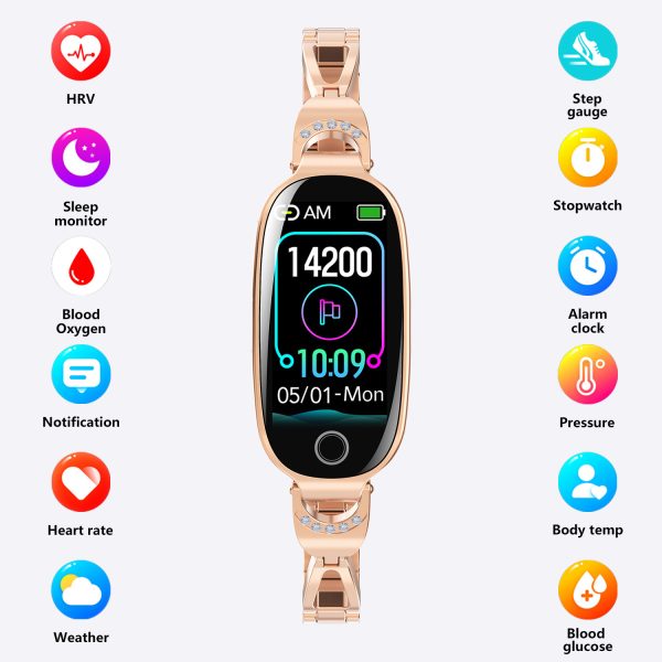 Women's Smart Watch Non-invasive Blood Glucose Menstrual Reminder - Image 4