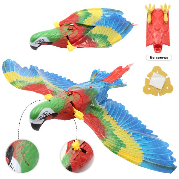 Simulation Bird Cat Interactive Pet Toys Hanging Eagle Flying Teasering Play Kitten Dog Toys Animals Cat Accessories Supplies - Image 4