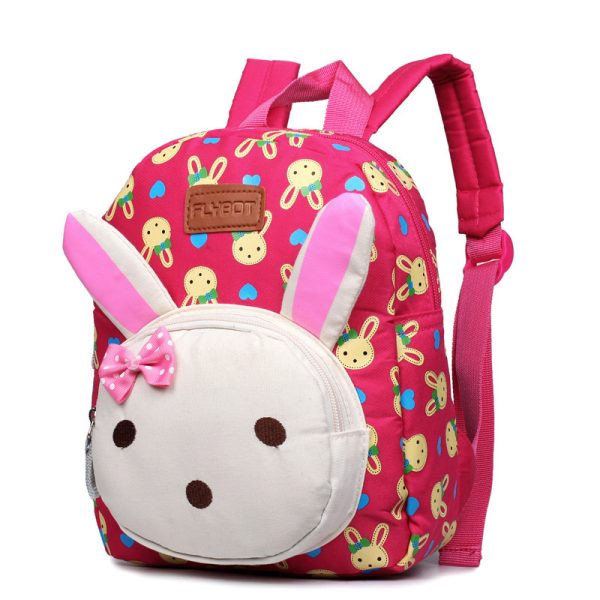 Custom-made children's schoolbag, canvas, rabbit, bear, baby, baby, baby and baby cartoon package - Image 2