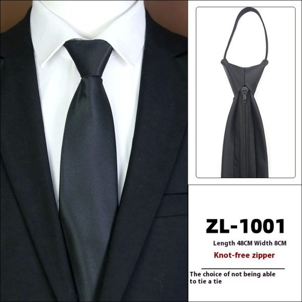 Men's Formal Wear Business Zipper Tie-free - Image 6