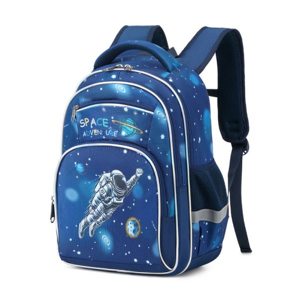 Primary School Boys Large Capacity Children's Backpack Space Schoolbag - Image 2