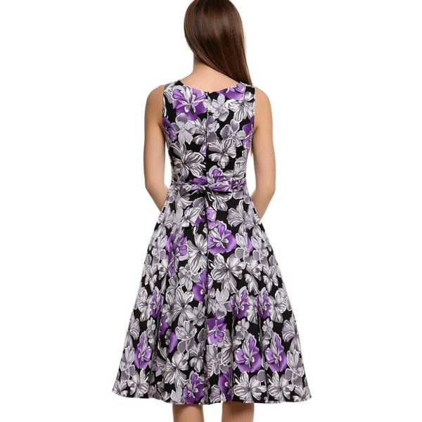 Vintage print dress - Image 4