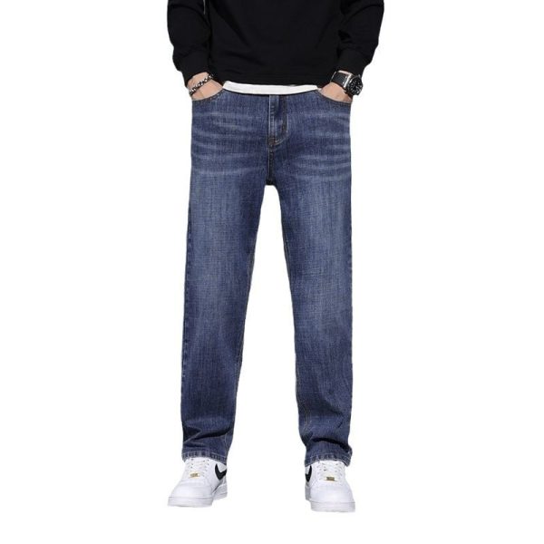 Jeans Loose Straight Casual Long Pants Men - Image 5