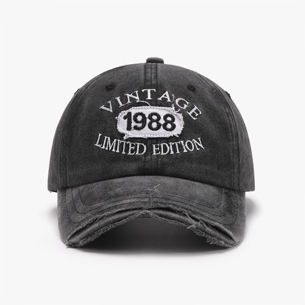 Letter Embroidery Outdoor Curved Brim Soft Top Neutral Baseball Cap - Image 7