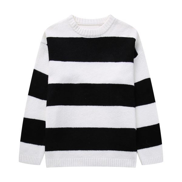 Autumn New European And American Style Round Neck Pullover Sweater - Image 5