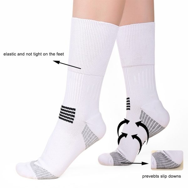 Three Pairs Of Mixed-color Compression Sports Socks It Has Elastic Strength To Cushion And Absorb Sweat, And Has Good Wrapping, Which Is Suitable For Outdoor Wear In All Seasons - Image 5