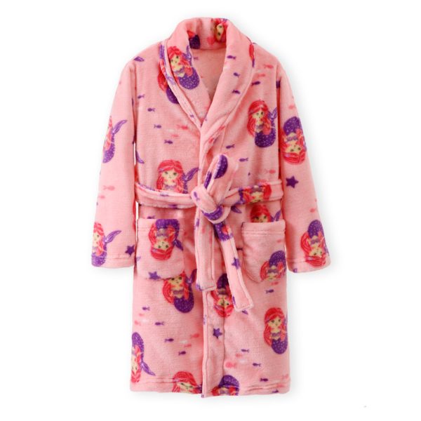 Children's Autumn And Winter Flannel Pajamas Home Clothes Boys And Girls - Image 4