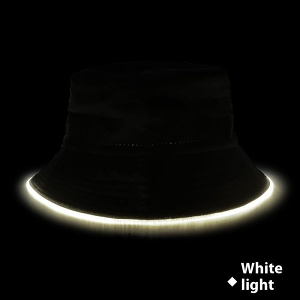 Sun LED Light Optical Fiber Luminous Bucket Hat - Image 9