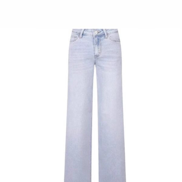 Narrow Wide-leg Pants High Waist Hip Lift Straight Loose Jeans - Image 3