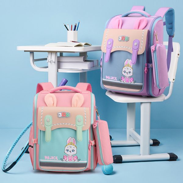 Primary School Student Schoolbag Children's Large Capacity Backpack - Image 3