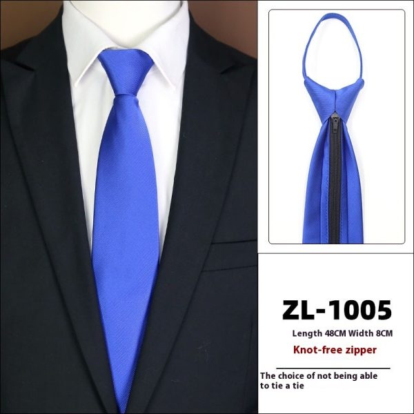 Men's Formal Wear Business Zipper Tie-free - Image 10