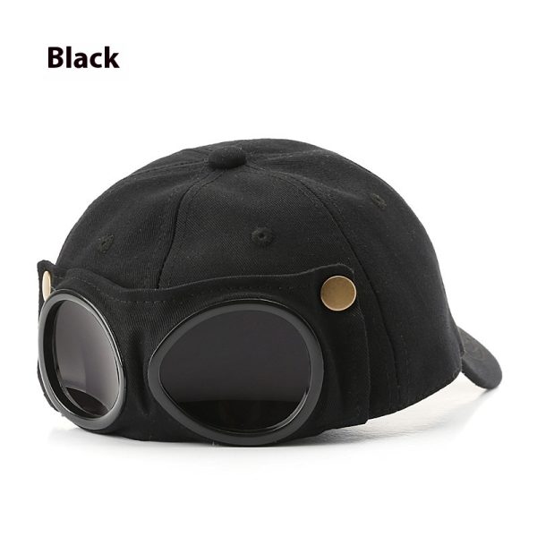 Pilot Hat Personalized Glasses Peaked Cap Male Sunglasses Sunshade Spring And Summer All-match - Image 6