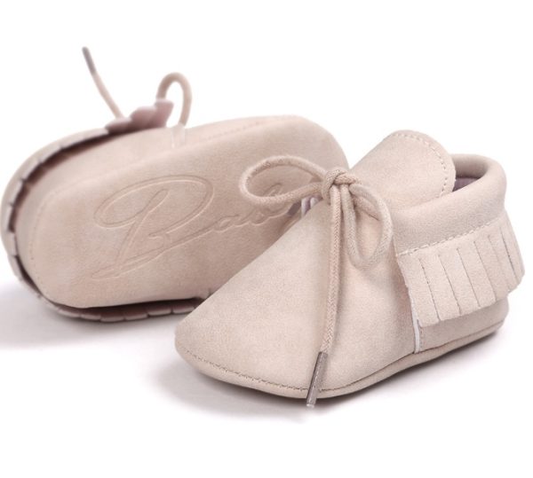 Small seven baby shoes leather soft baby shoes soft socks spring new - Image 2