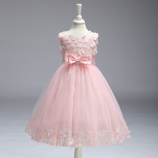 Summer Skirt Kids Girls Princess Tutu Flower Children Wedding Dress Wholesale Show Skirt - Image 7