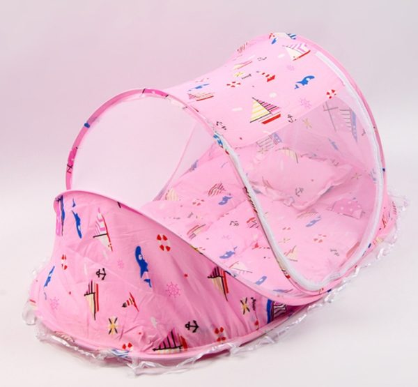 Foldable  Baby Bed Net With Pillow Net 2pieces Set - Image 7