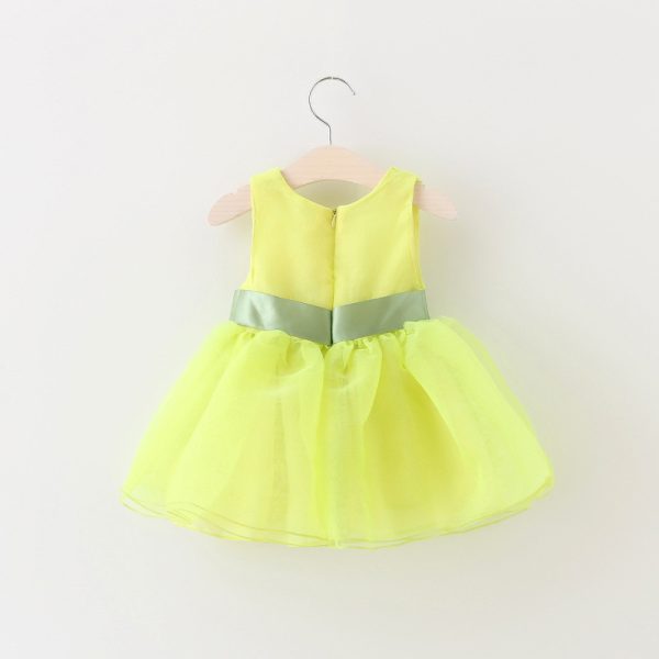 Foreign children new summer sleeveless dress baby girls gauze princess dress baby Korean clothing - Image 3