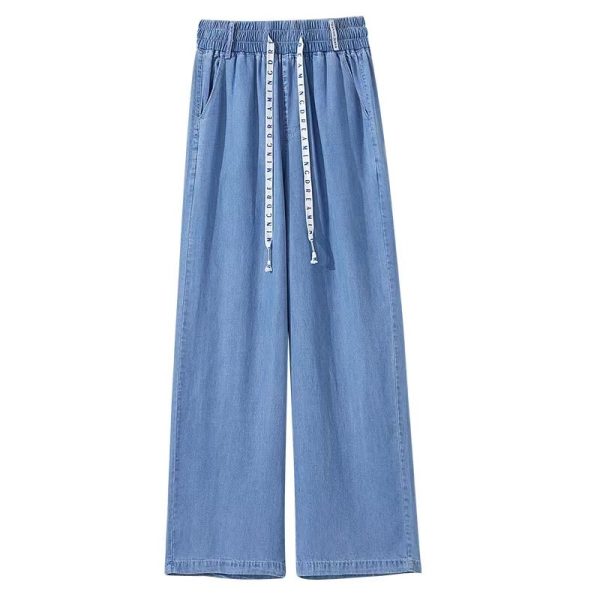 Jeans Women's Summer Thin High Waist Drooping - Image 5