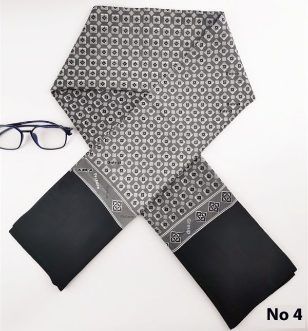 Men's Simplicity Silk Scarf High-end Washed With Cashmere Business Long Scarf - Image 3