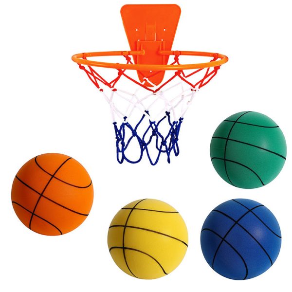 Silent High Density Foam Sports Ball Indoor Mute Basketball Soft Elastic Ball Children Sports Toy Games - Image 8