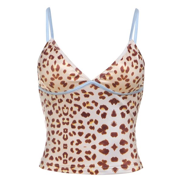 Women's Backless Leopard Print Slim Fit Slimming - Image 5