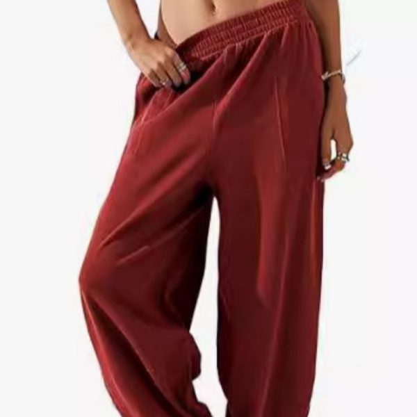 Women's Cotton And Linen Loose Wide-leg Pants Casual