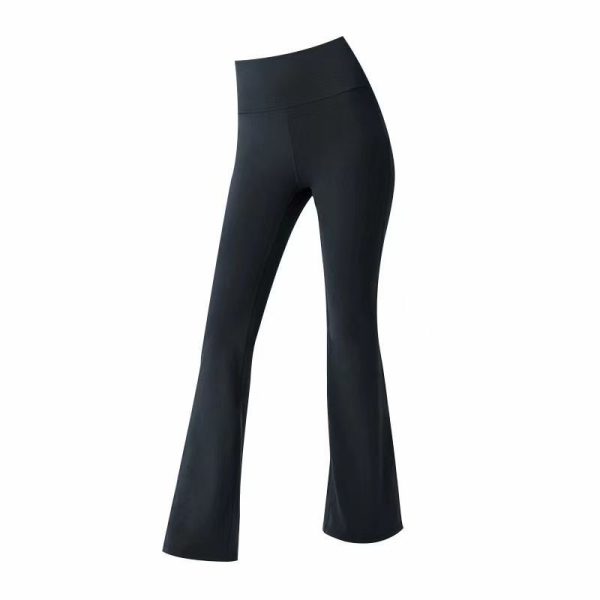 Fleece-lined Thick Shark Pants High Waisted Tuck Pants Slimming And Tight Yoga Pants - Image 5