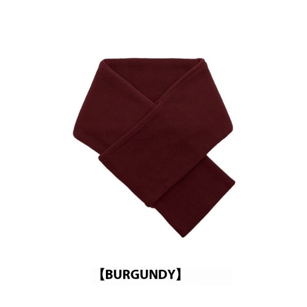 Autumn And Winter Warm Scarf Fashion Simple Solid Color Men's Polar Fleece - Image 9