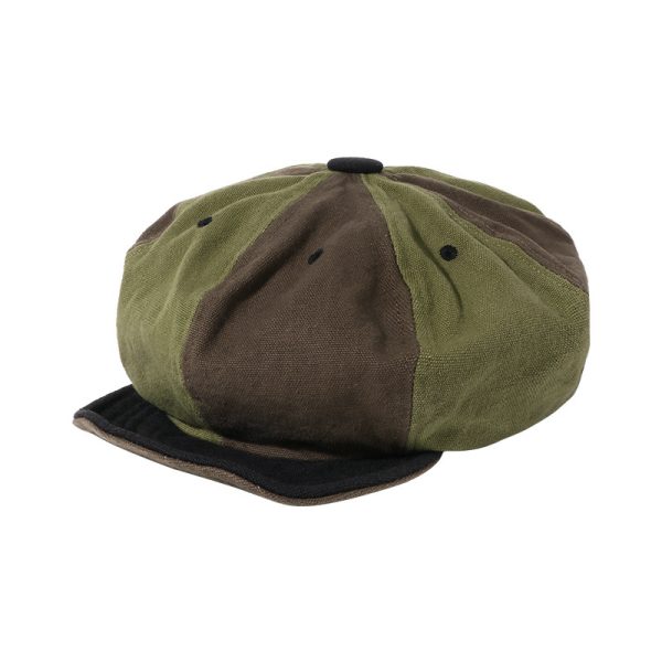 Color Matching Tension Adjustment Beret Soft Brim Hat - Image 5