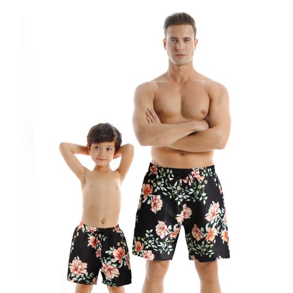 New Style Parent Child Swimwear Quick Drying Beach Pants - Image 2