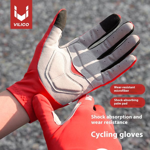 Spring And Summer Outdoor Mountain Bike Riding Gloves Thin Shock Absorption - Image 4