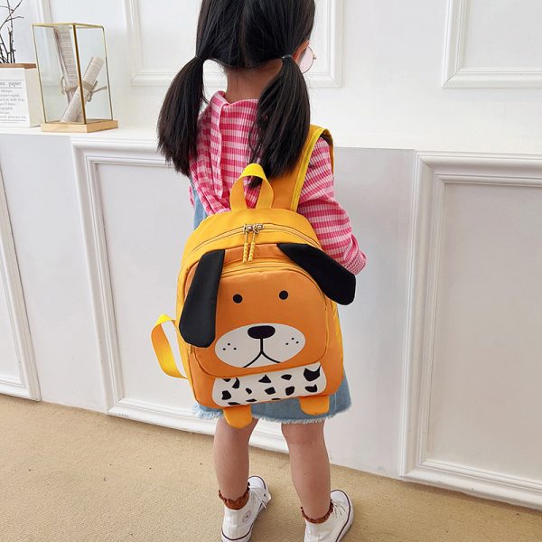 Kindergarten Fashion Burden Alleviation Backpack Cute Animal Image Macaron Color - Image 3