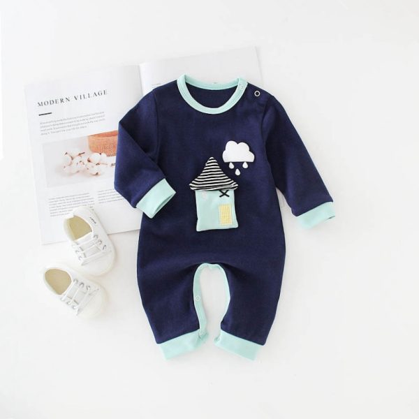 Baby one-piece romper cotton baby - Image 4