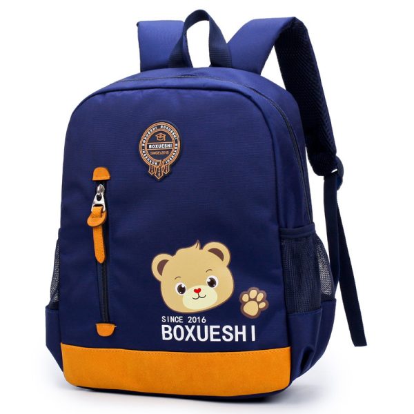 A cartoon bear nursery school schoolbag, schoolbag, schoolboy, boy and boy, baby boy and baby travel back - Image 7