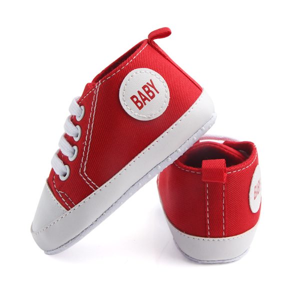 Canvas Classic Sports Sneakers Baby Boys Girls First Walkers Shoes Infant Toddler Soft Sole Anti-slip Baby Shoes - Image 3