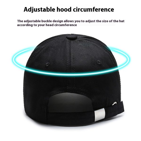 Plus Size Hat Women's Sports Casual Peaked Cap Big Head Circumference - Image 3