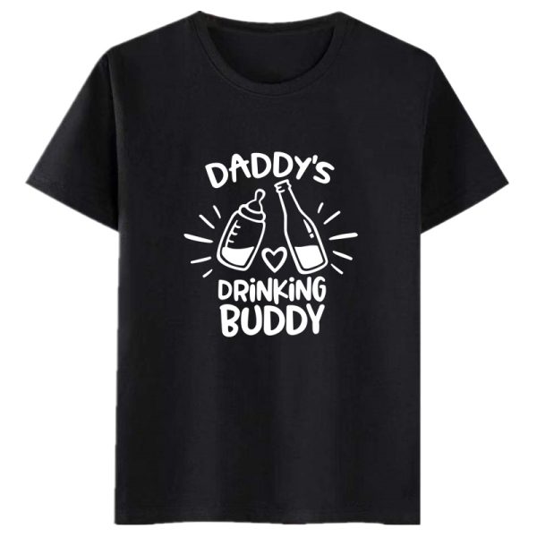 Cute And Funny Father And Son T Shirt Parent Child Top Short Sleeve - Image 2