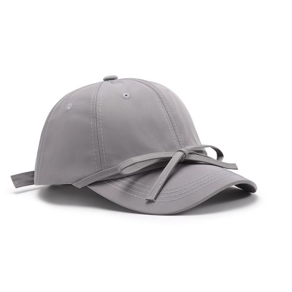 Spring And Autumn Bowknot Quick-drying Soft Top Women's Baseball Cap - Image 5