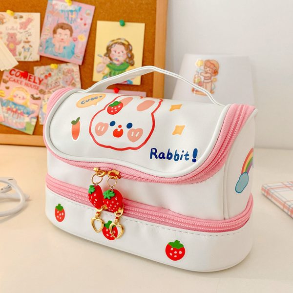 Girls' Multi-layer Pencil Bag With High Appearance And Large Capacity - Image 3