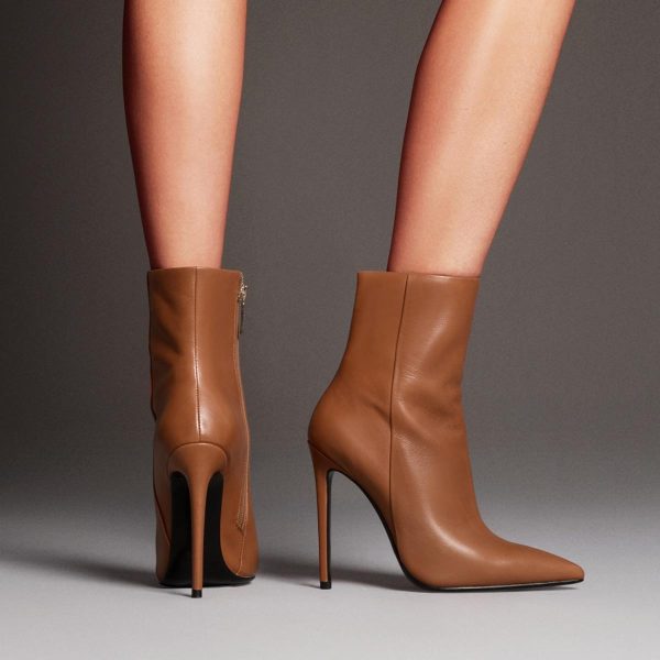 European And American Pointed-toe Stiletto Ankle Boots - Image 2